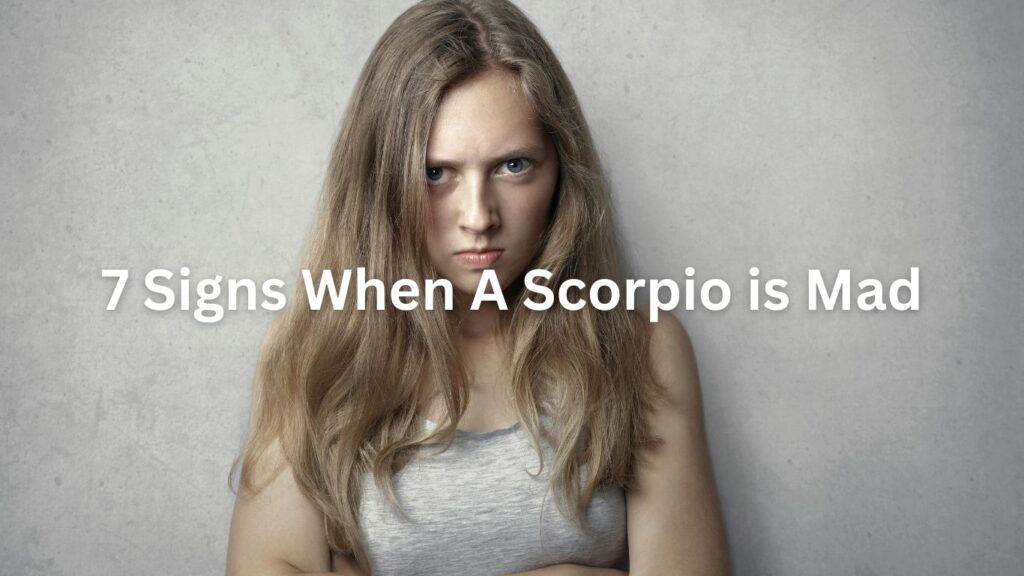 7 Signs When A Scorpio Is Mad - Zodiac Signs Zone